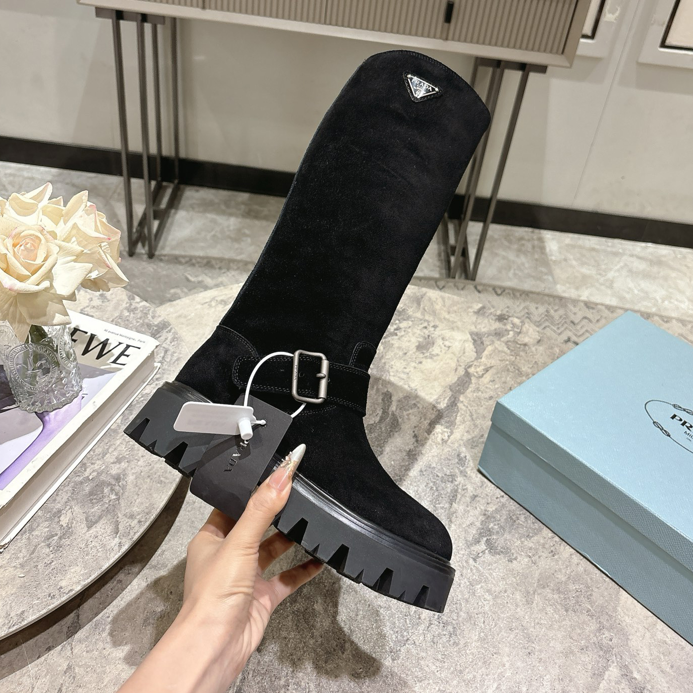 PRA 25New Suede Boots AM25090919