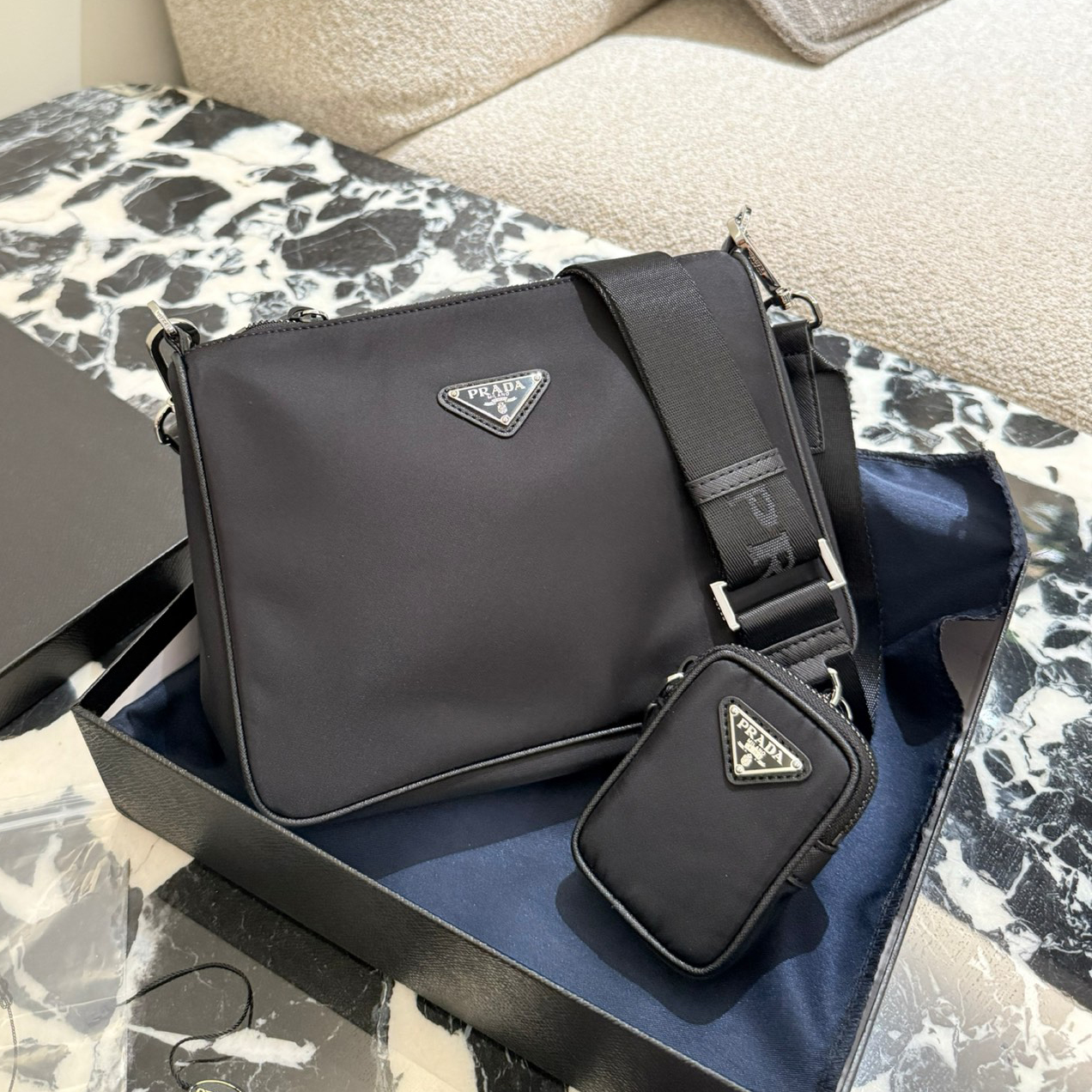 PRA Men's Classic Shoulder Bag XX25091004