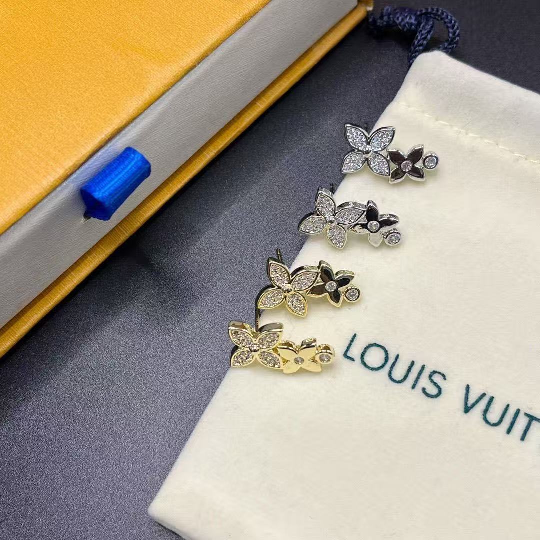 LV Four - Leaf Flower Diamond - Studded Earrings YPD25090929