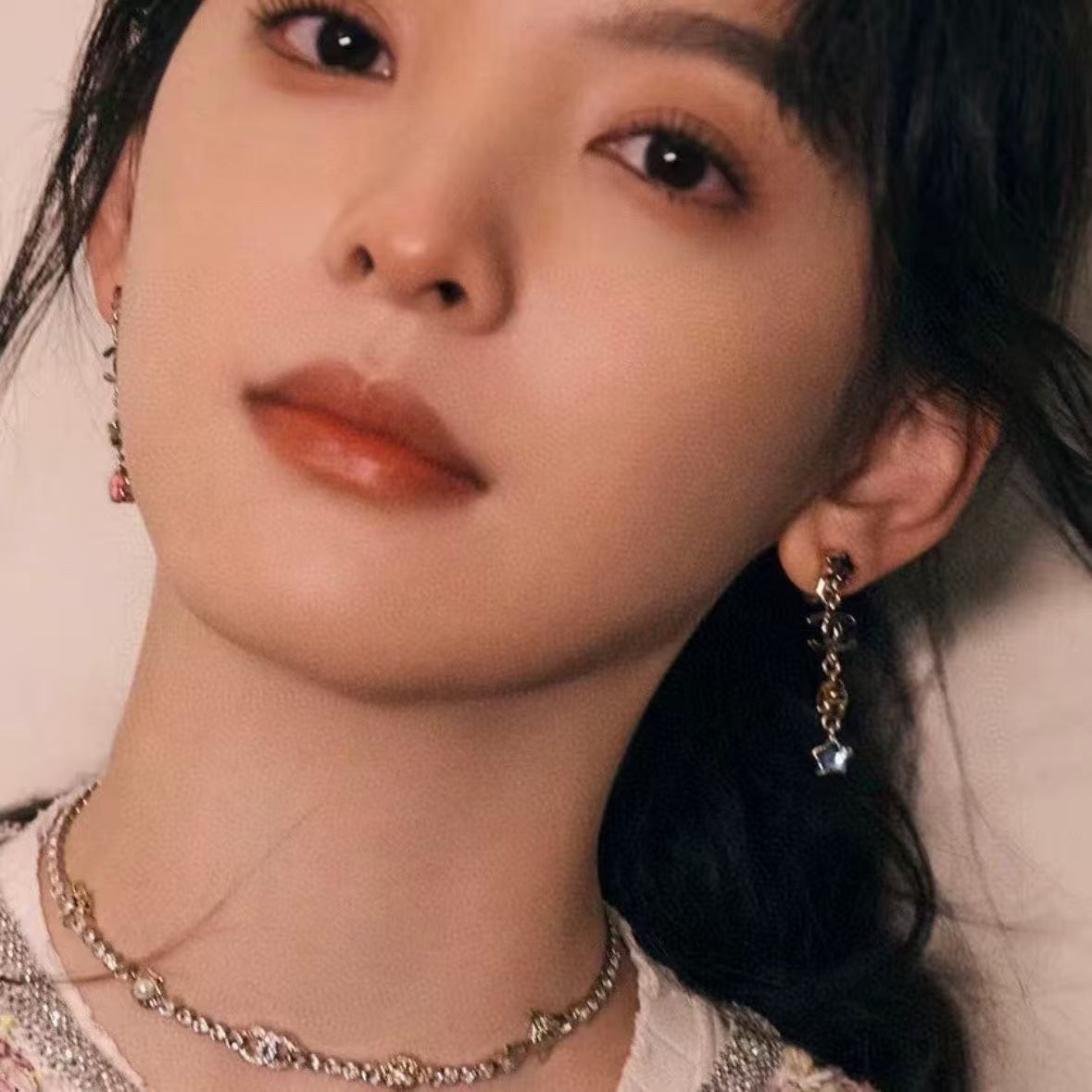 CH Colorful Star & Double C Pendant Earrings YPD25091022