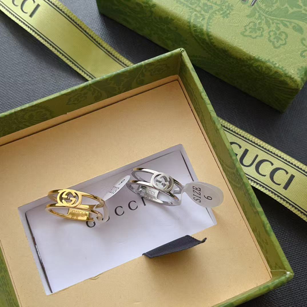 GG Double - Layer Openwork Double G Ring YPD25091004