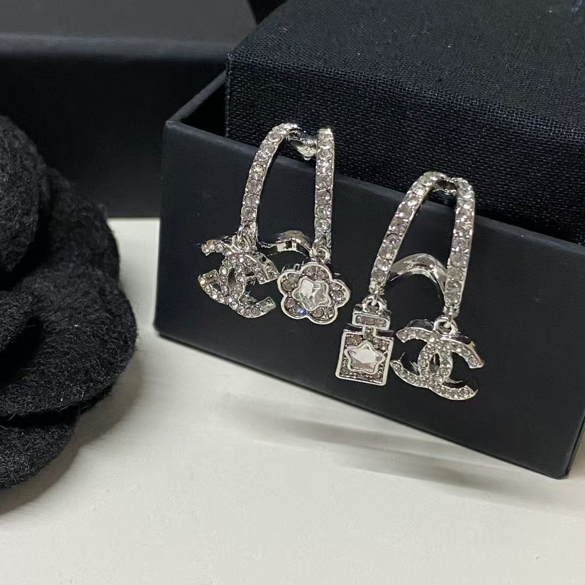 CH Crystal Multi - Charm Hoop Earrings YPD25091019