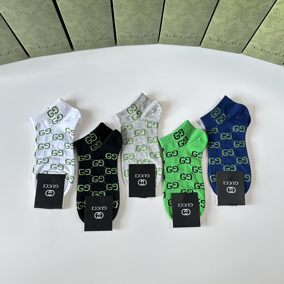 GG  Vibrant ankle socks Set YPD25091130