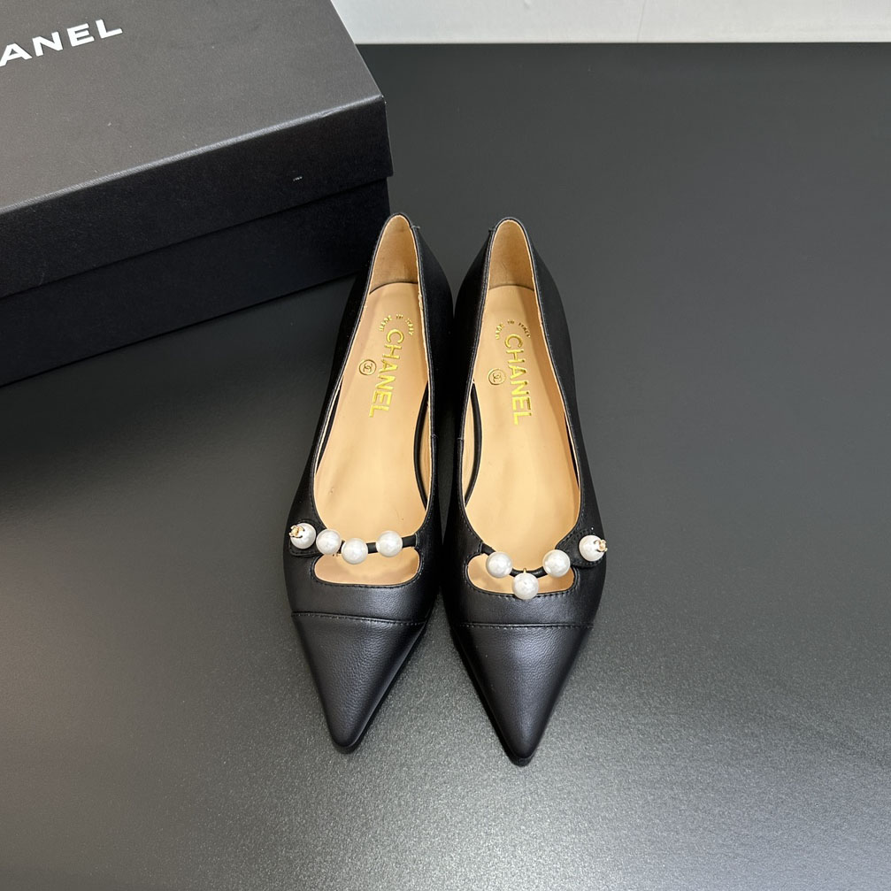 CH 25New Pearl Pointed Toe Casual Shoes AE25091115