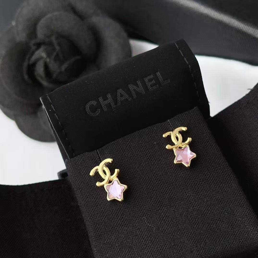 CH  Pink Star Accents Earrings YPD25091103