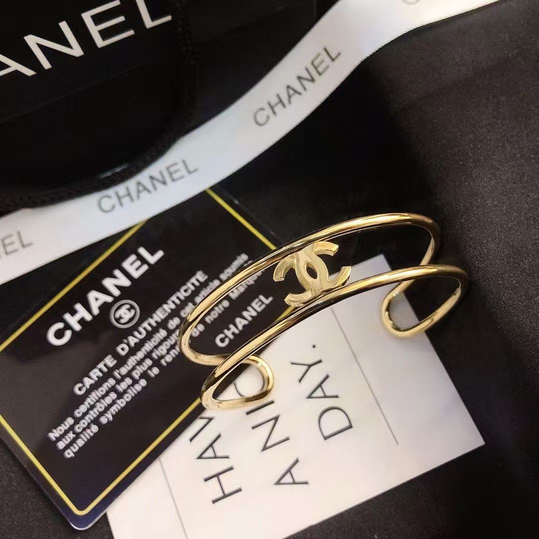 CH  Gold double C open - cuff bracelet YPD25091116