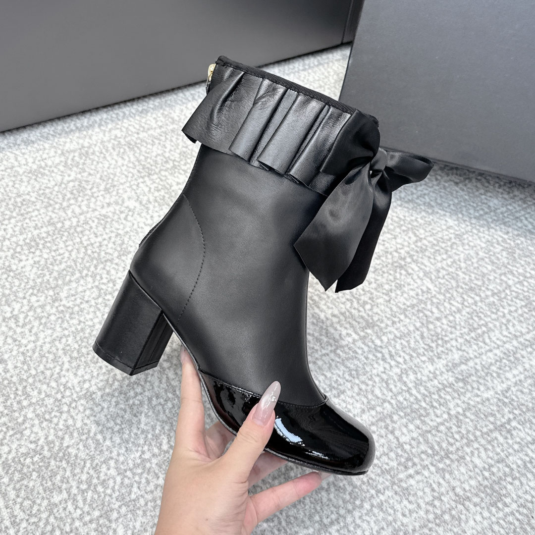 CH 25New Bow Ankle Boots VB25091008
