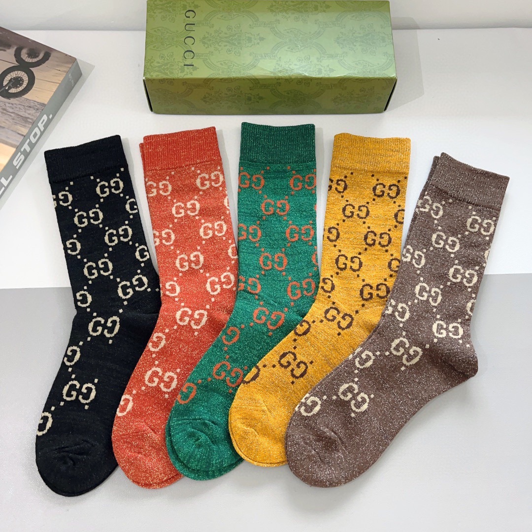GG Unisex Mid-calf socks Set  YV25091353