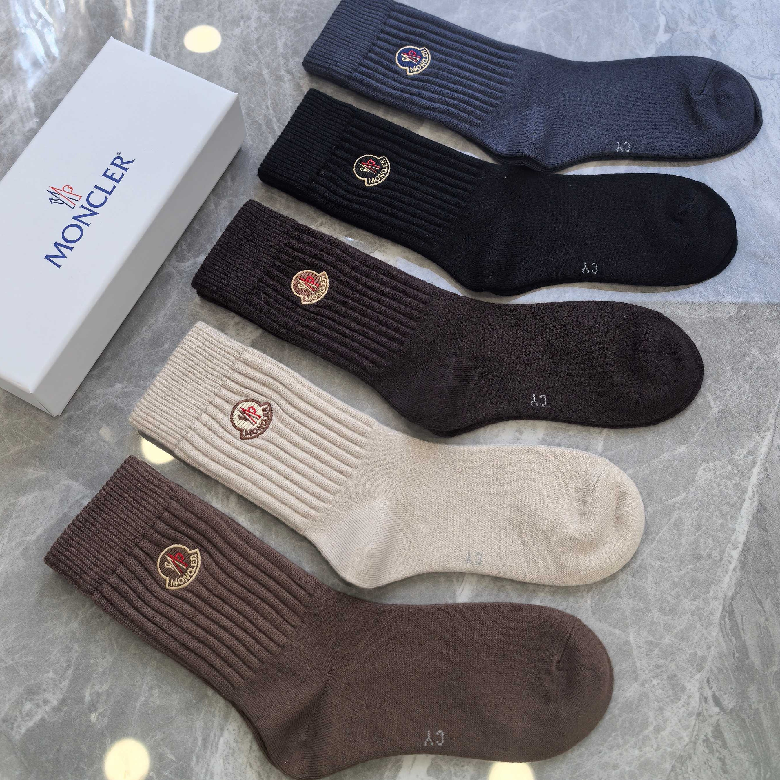 Mcl Mid-Calf Cashmere Socks Set YV25091336