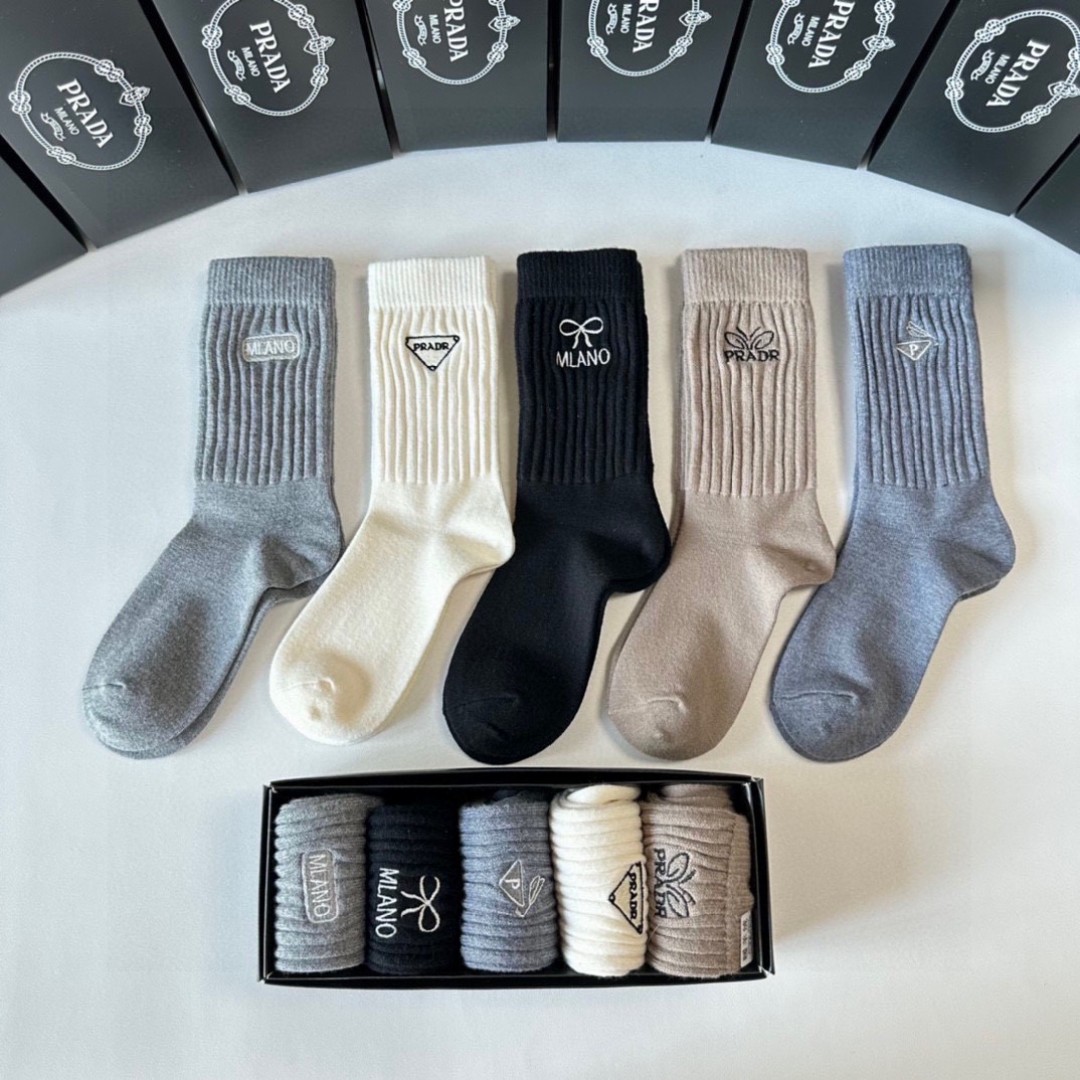 Pra Mid-Calf Socks Set YV25091327