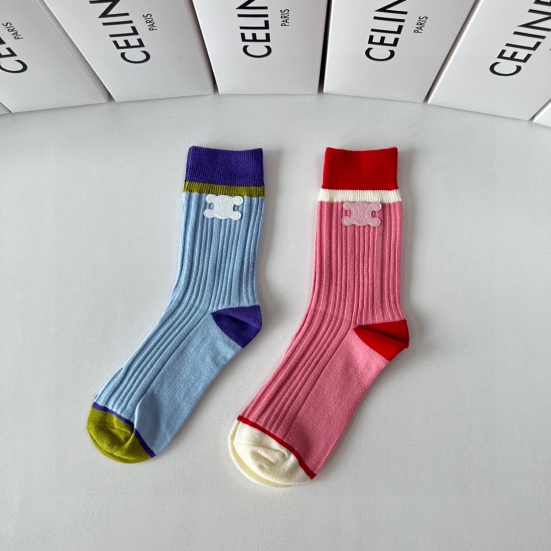 CE Mid-Calf Cashmere Socks Set YV25091341
