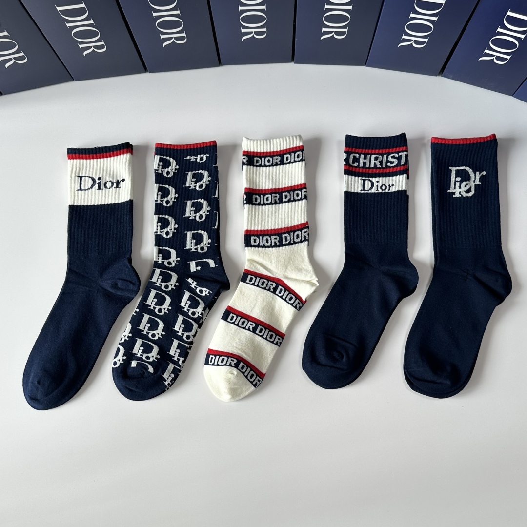 CD Mid-Calf Socks Set YV25091345