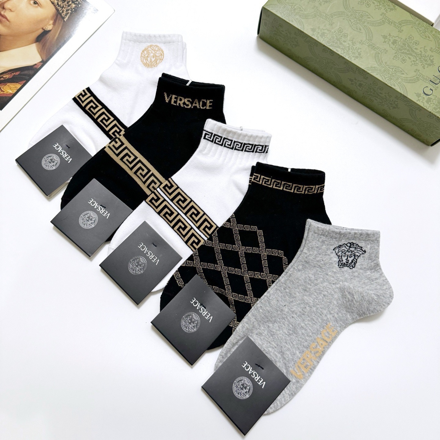 Vs Men's Ankle Socks Set  YV25091373