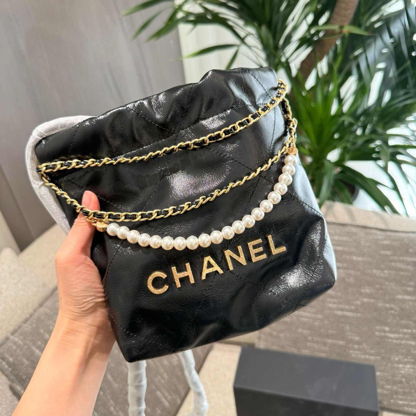 CH 22 Chain Bag-20cm XX25091307