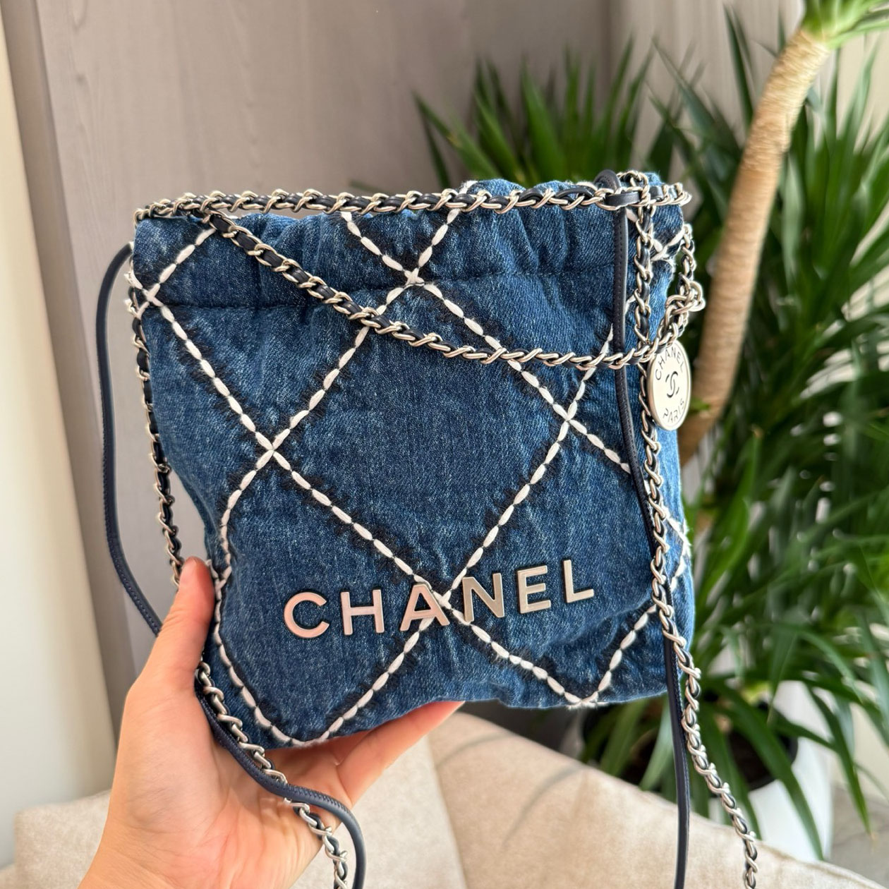 CH Denim 22 Chain Shoulder Bag XX25091306