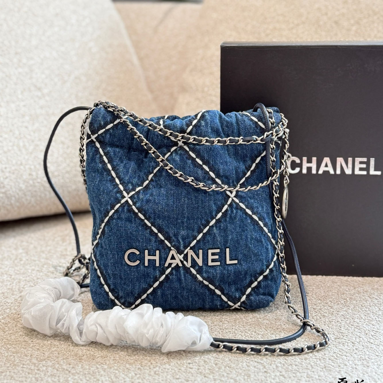 CH Denim 22 Chain Shoulder Bag XX25091306