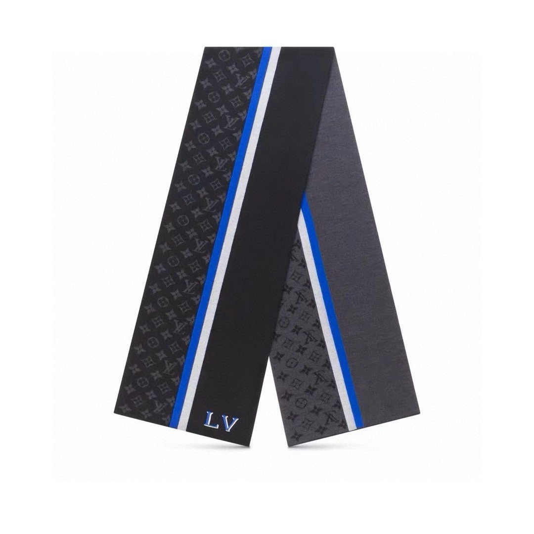 LV Men's Monogram Cashmere Scarf  YV25091424