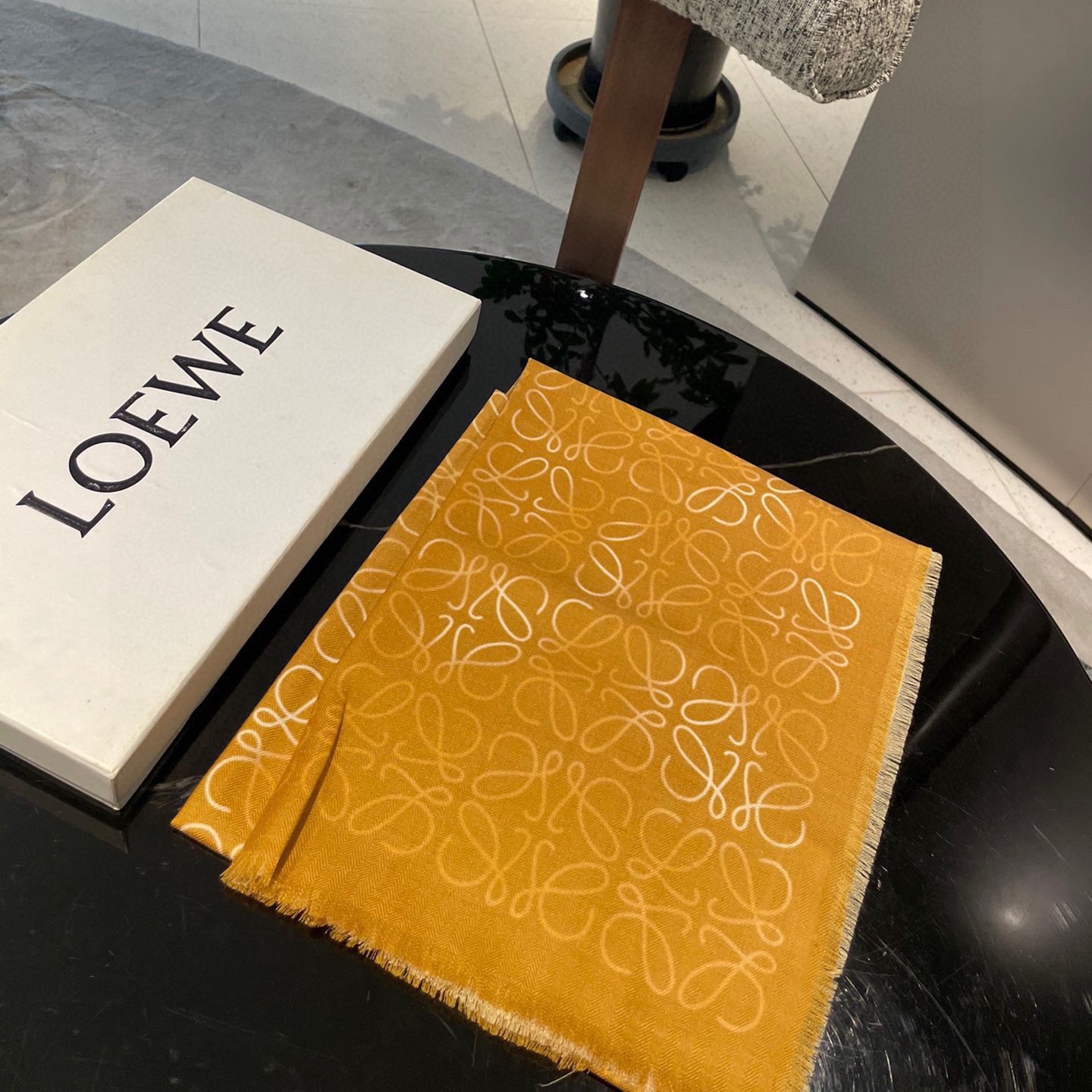 LOE Anagram Pattern Scarf  YV25091402