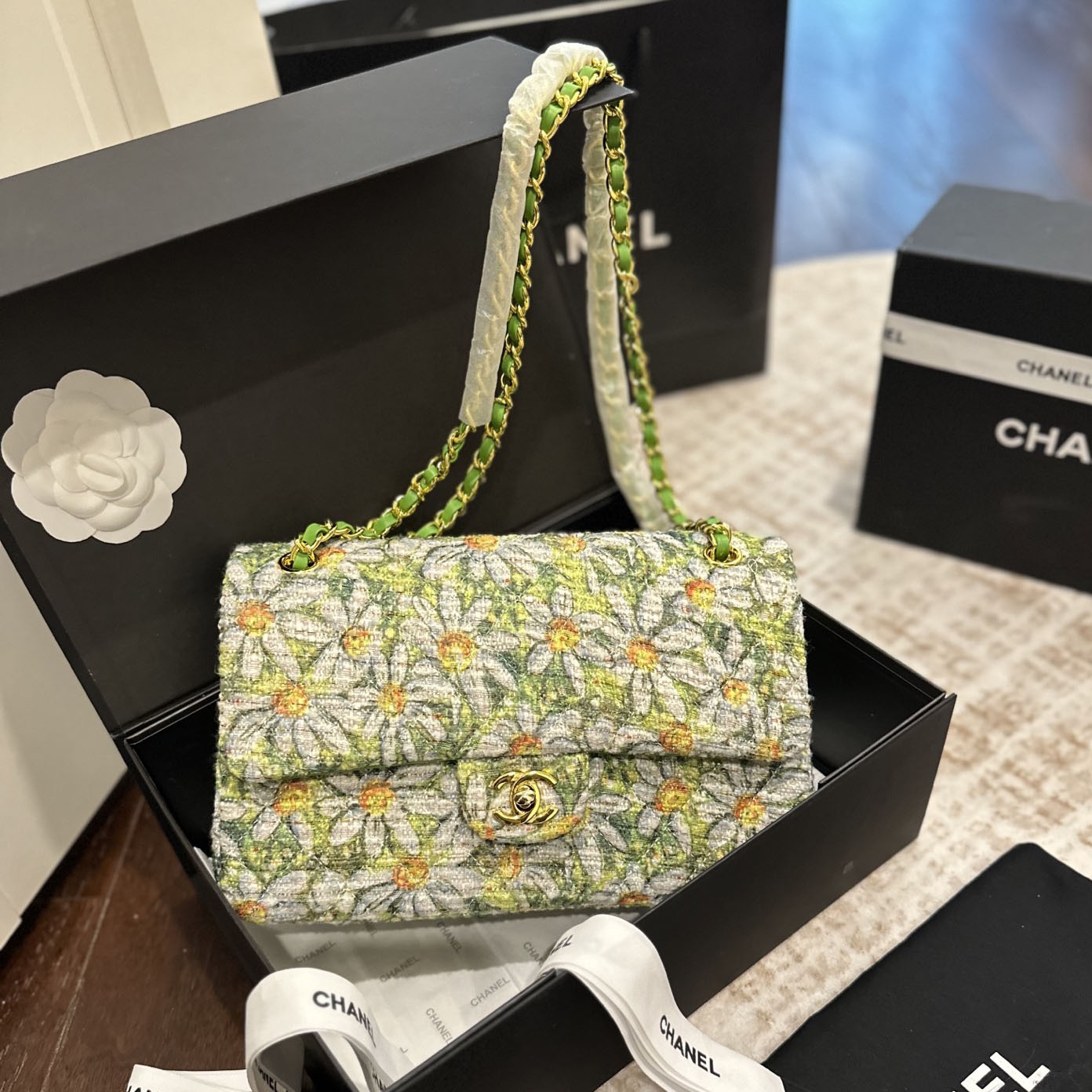 CH Floral Canvas Shoulder Bag-CF Series AE25091419