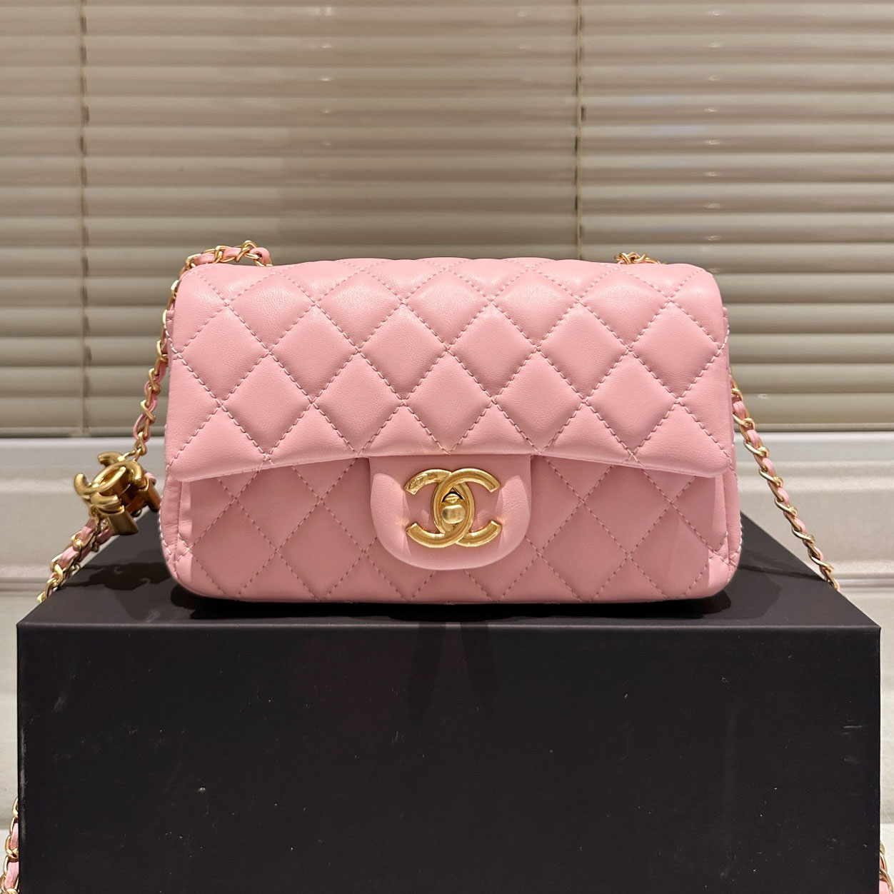 CH Double C Logo Adjustable Buckle Shoulder Bag-20cm AE25091413