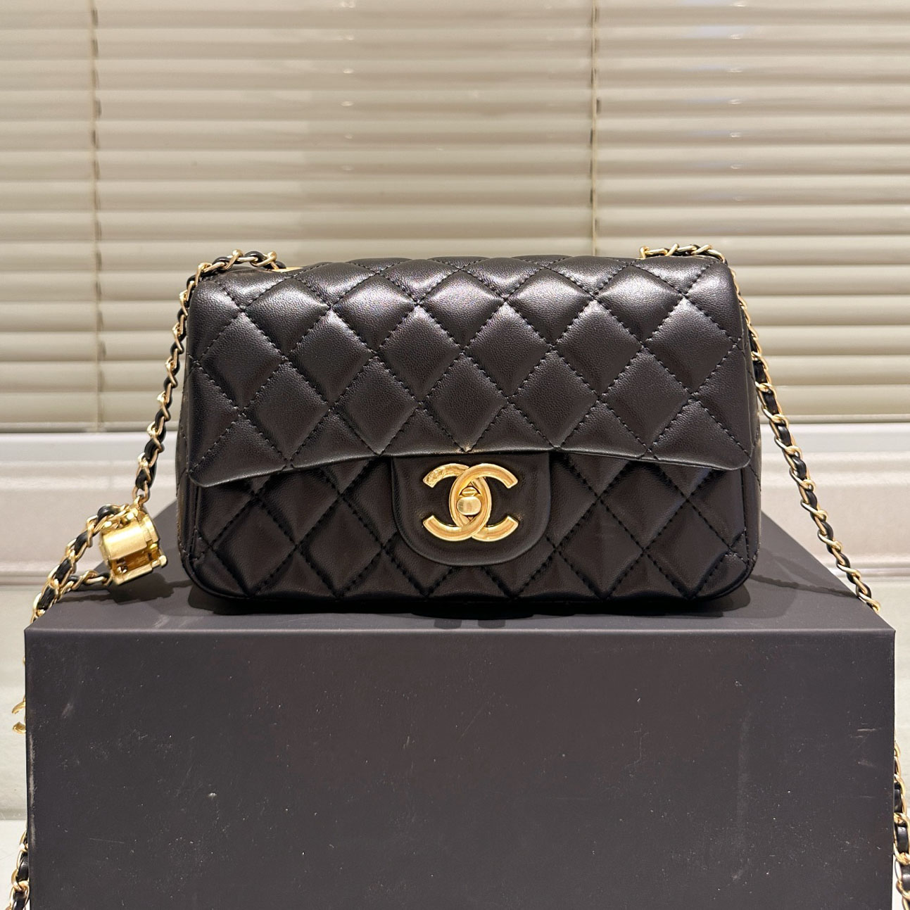 CH Double C Logo Adjustable Buckle Shoulder Bag-20cm AE25091413