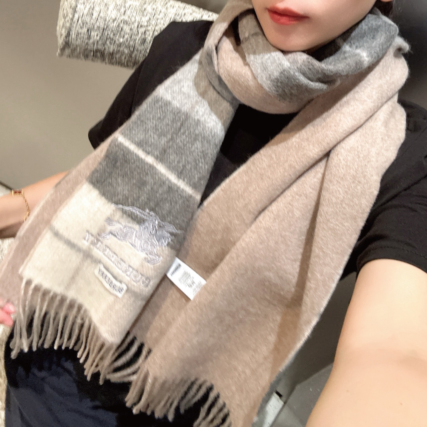 Bur Unisex Cashmere Scarf  YV25091405