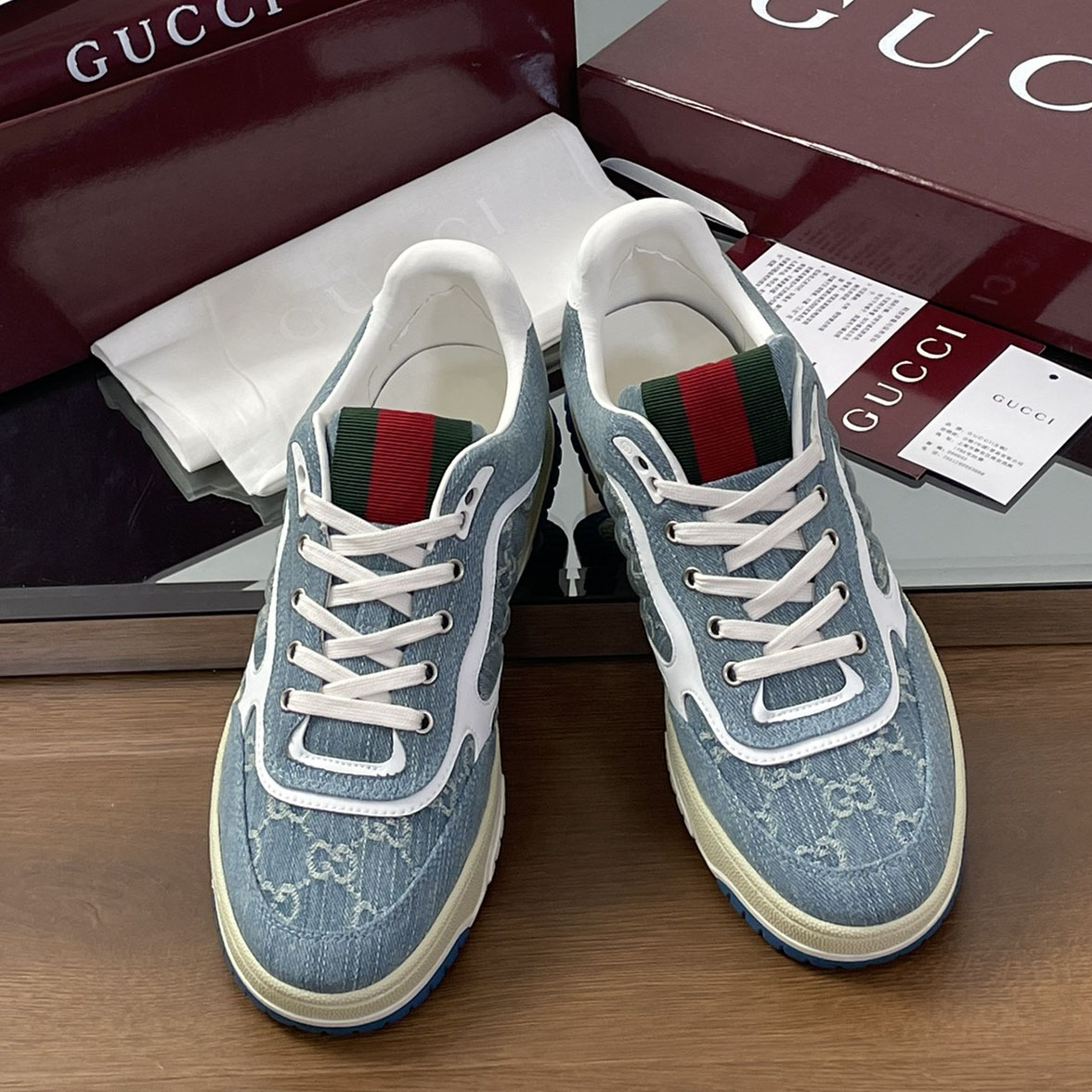 GG Re-Web Series Denim Sneakers XX25091605