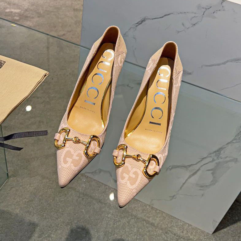 GG Women's Pointed Horsebit Pumps FH250594