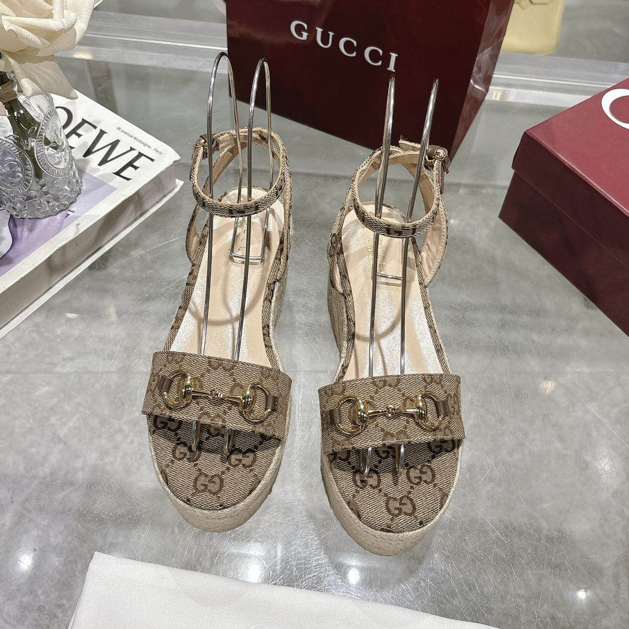 GG Horsebit Platform Sandals STZB250444