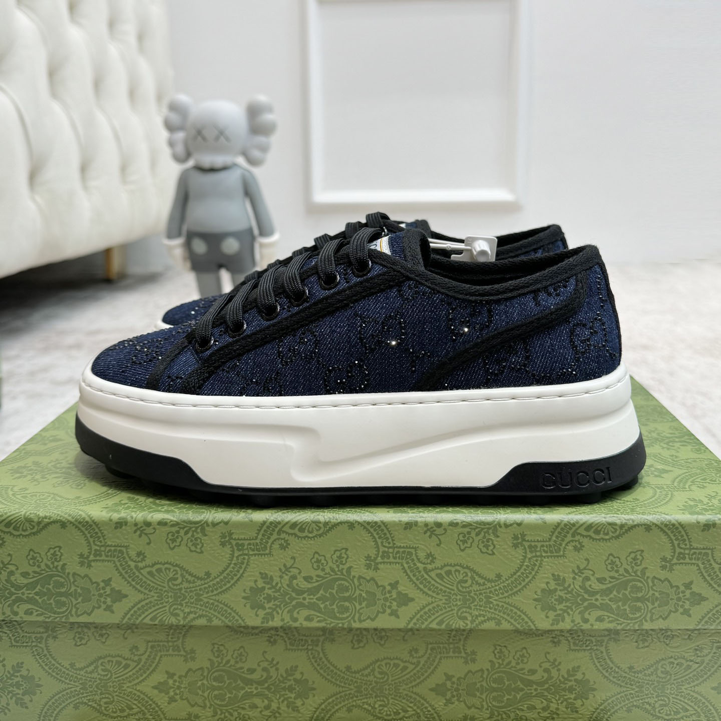 GG Tennis 1977 Collection Women's Classic Platform Shoes AM25091913