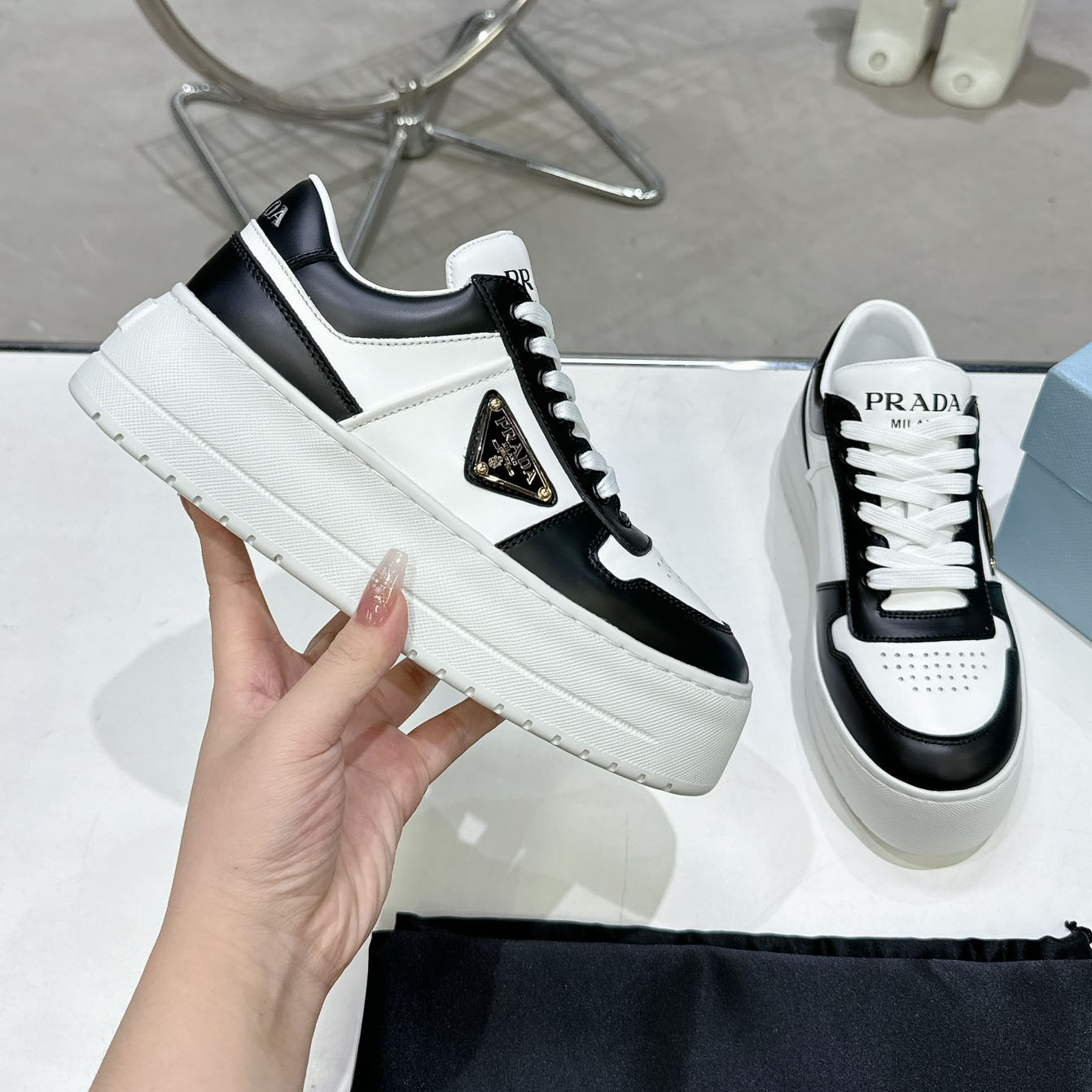 PRA Downtown Bold Platform Sneakers SGM250206