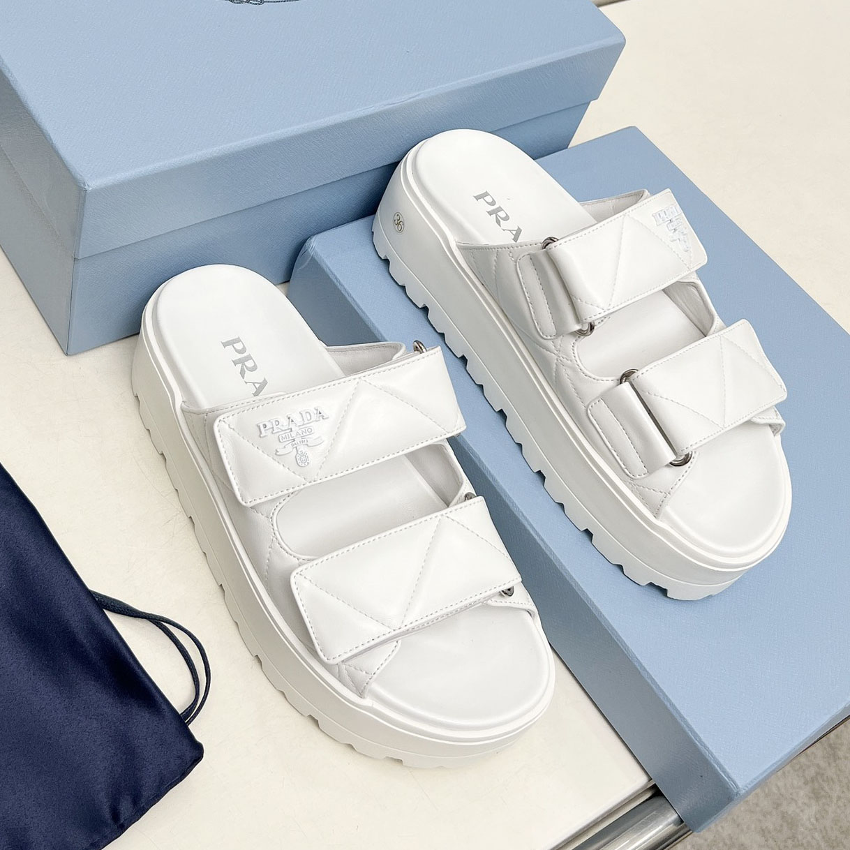 PRA 25New Velcro Platform Sandals XX25092002