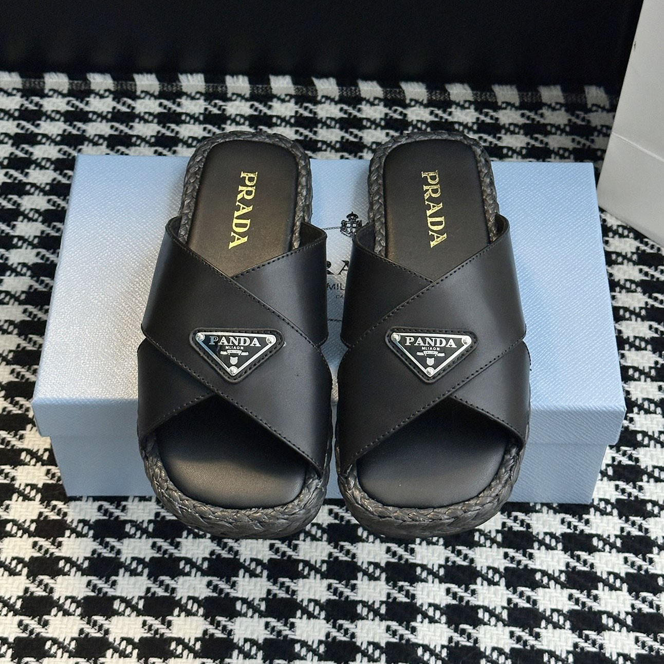 PRA Woven Straw Slides XX25092012