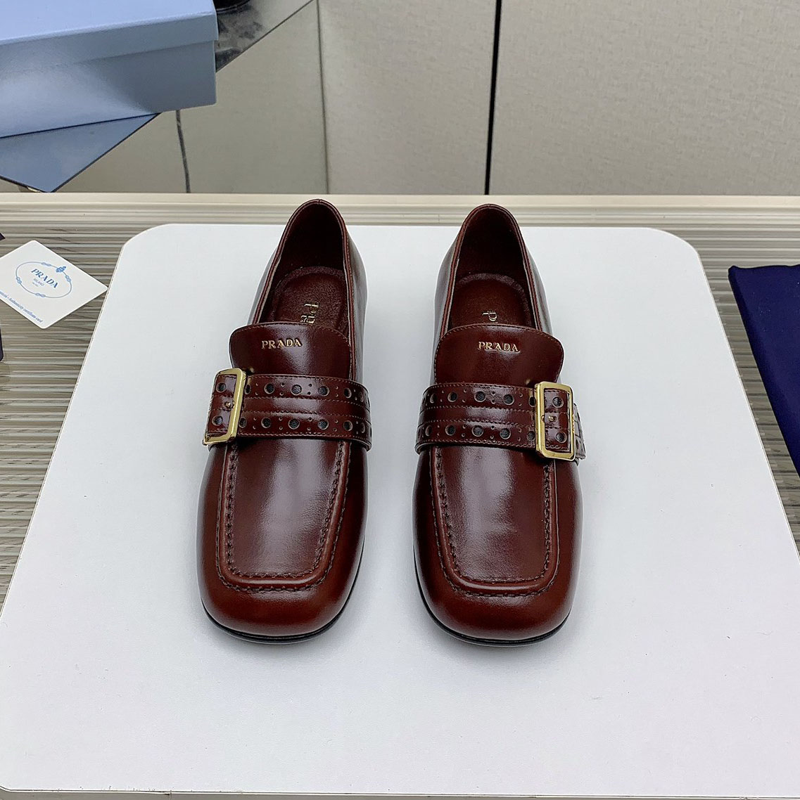 PRA 25New Block Heel Loafers XX25092022