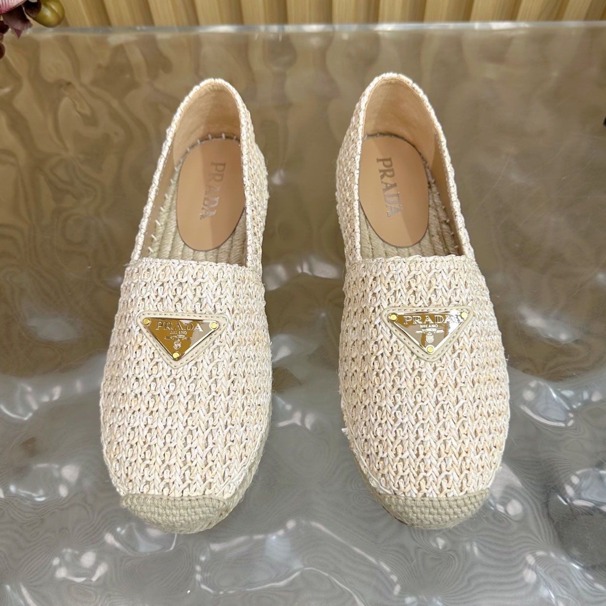 PRA Classic Raffia Loafers XX25092014