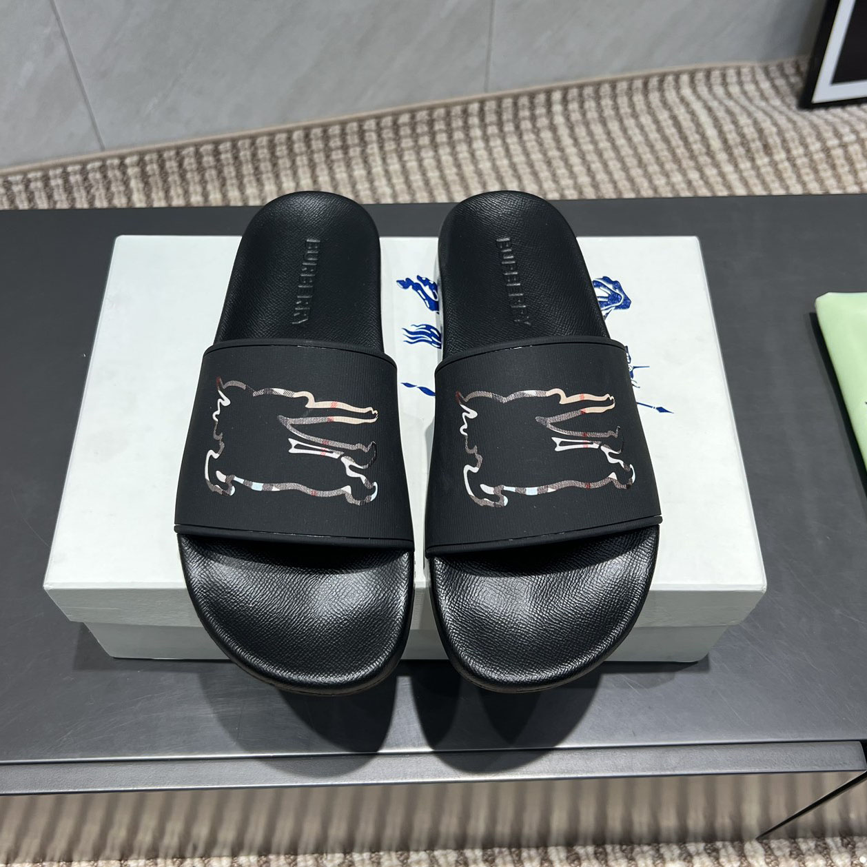 Bur 25New Men's Warhorse Slippers AM25092116