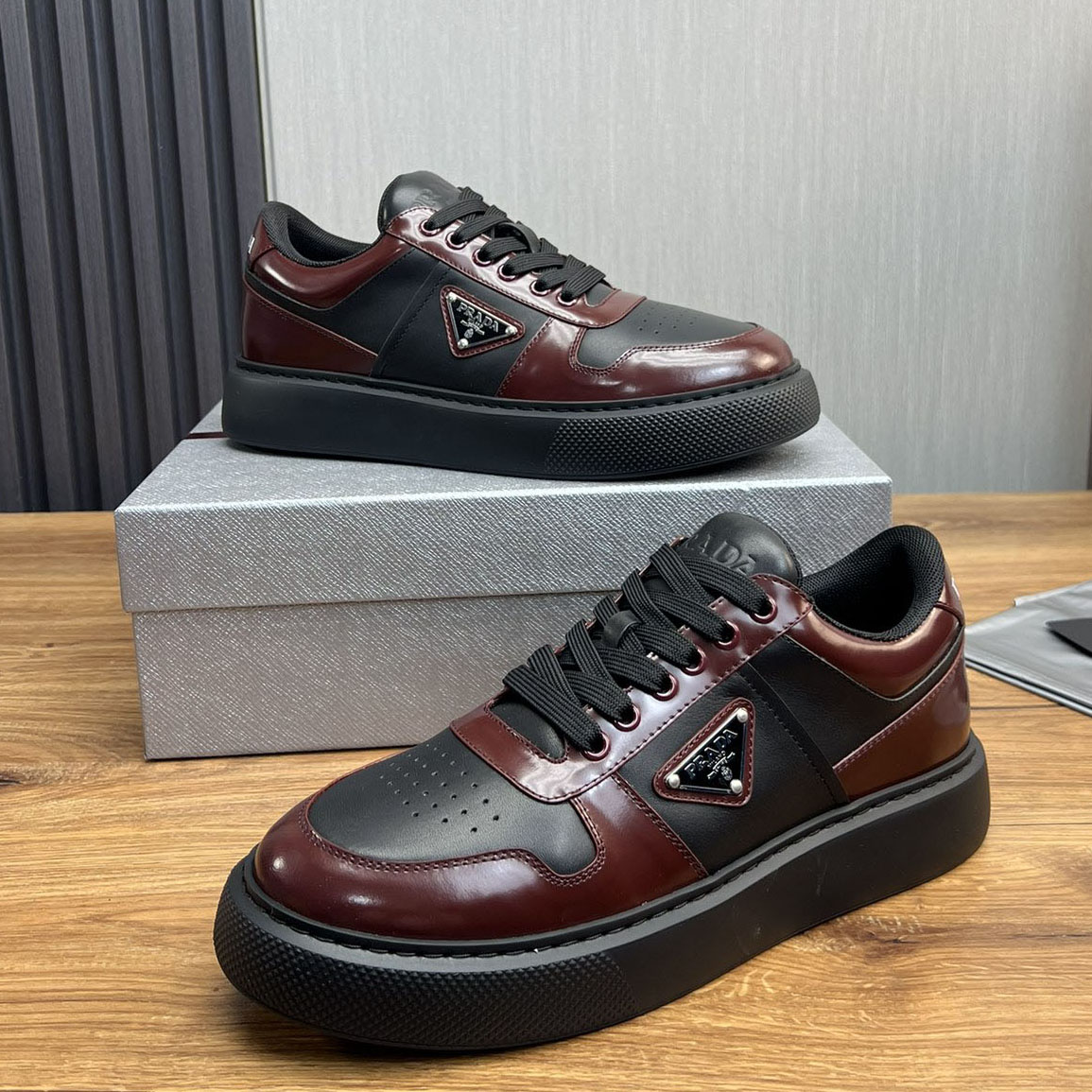 PRA Men’s Flat Sports Sneakers Ev25061074