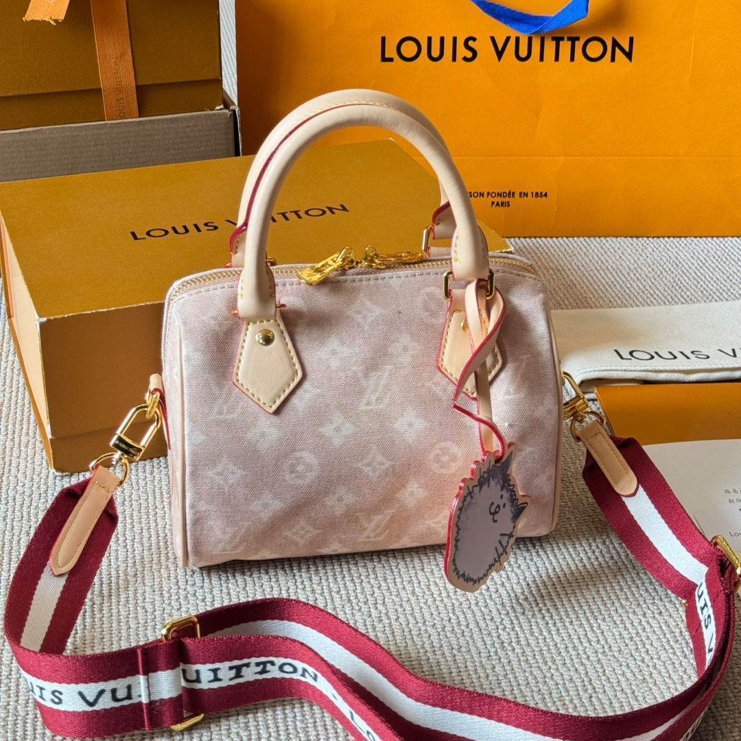 LV Cat - Themed Monogram Speedy 20 YV25092520