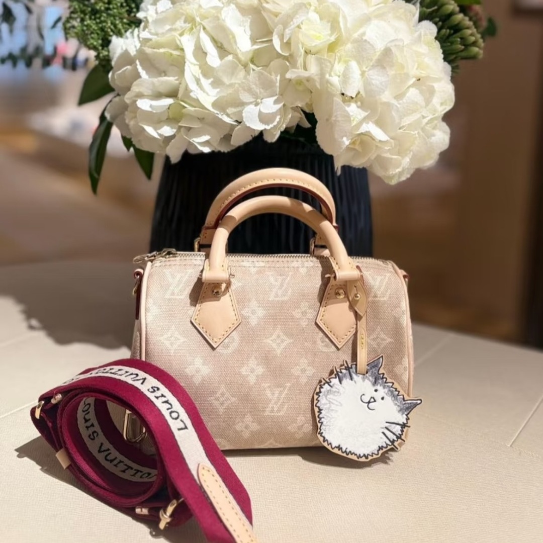 LV Cat - Themed Monogram Speedy 20 YV25092520