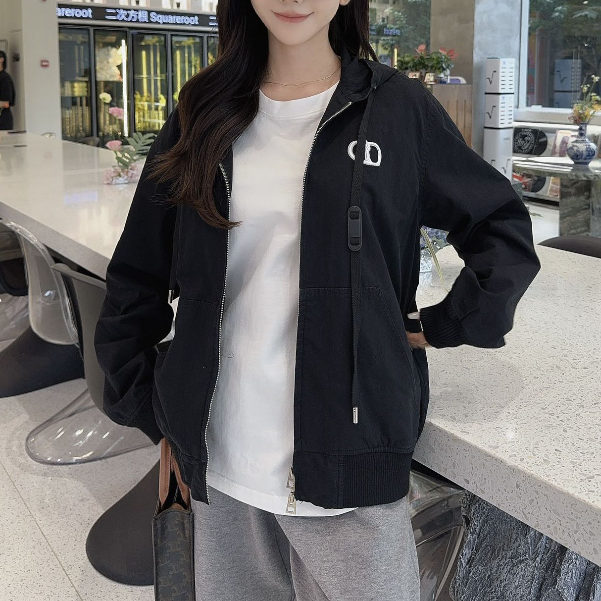 CD 25New Minimalist Logo-Embroidered Jacket XX25093017