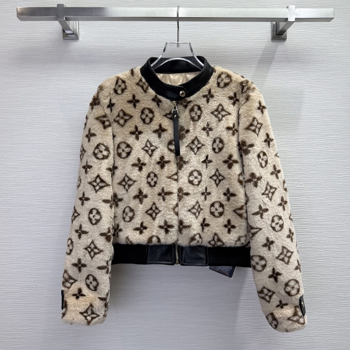 LV Fleece Clover Cotton Jacket AM25100209
