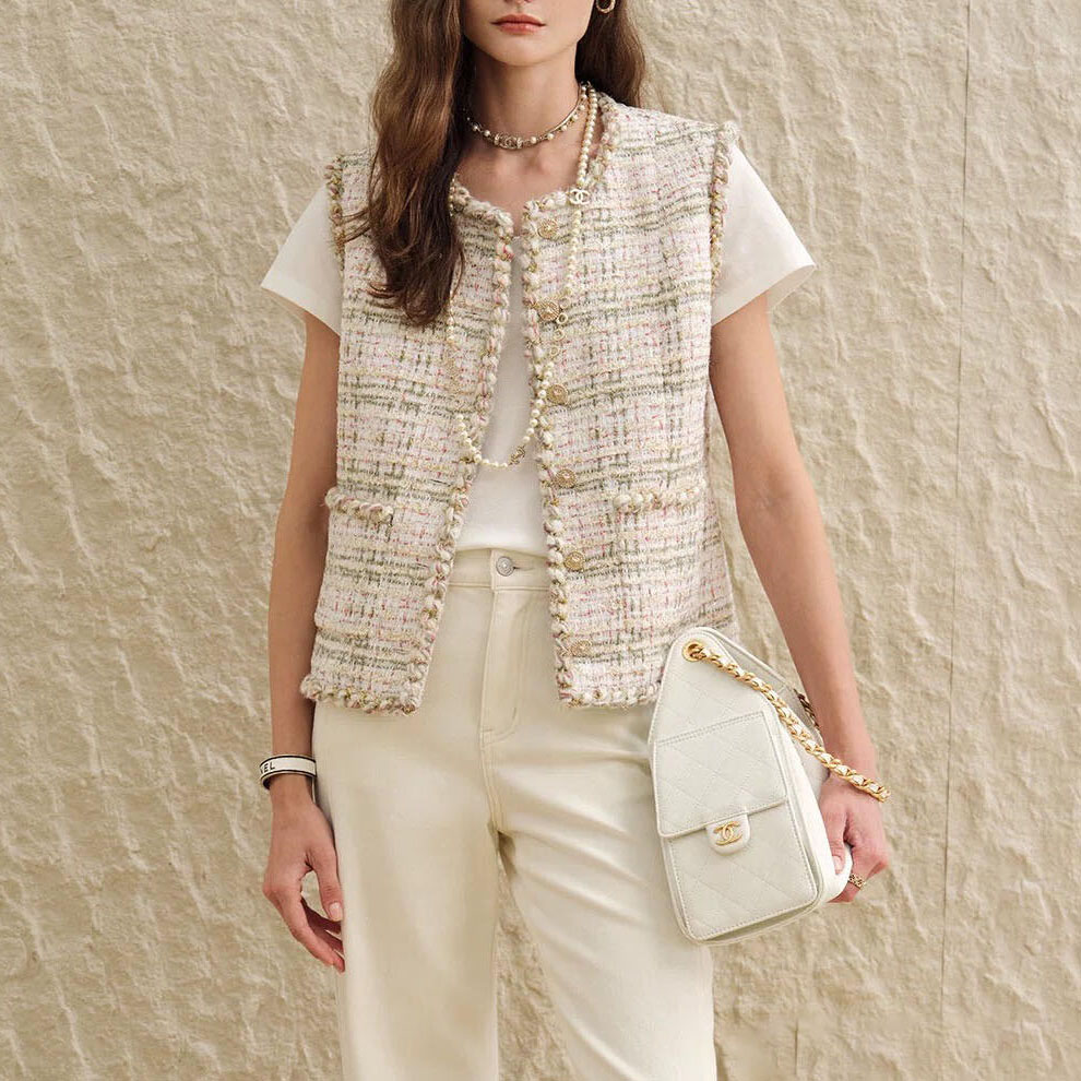 CH Woven Wool Blend Vest XX25100304