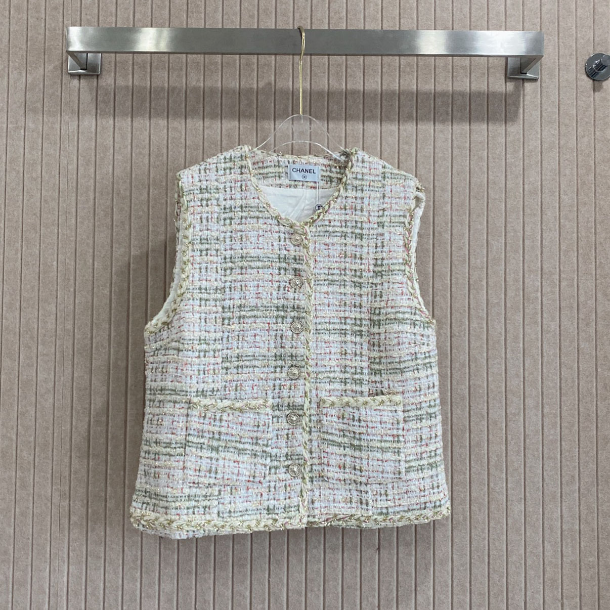 CH Woven Wool Blend Vest XX25100304