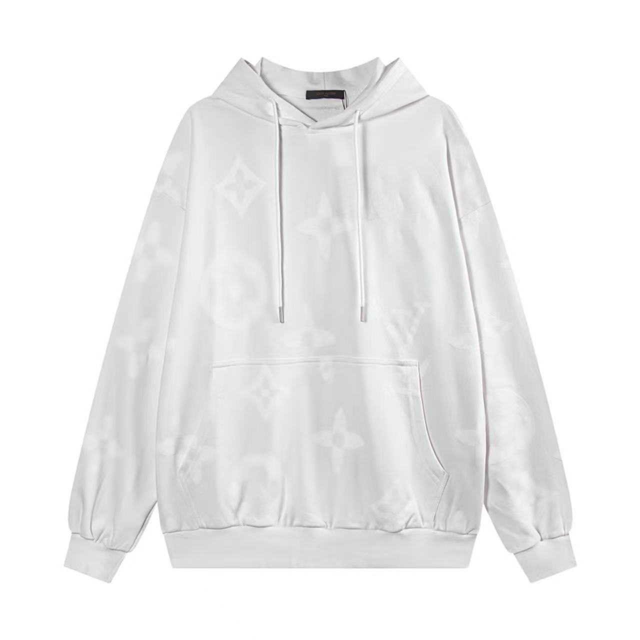 LV Classic All-Over Embroidered Fleece Logo Hoodie XX25100504