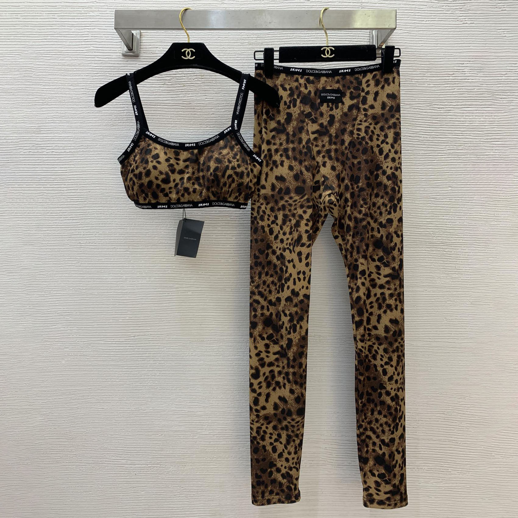 D&G 25New High-Elastic Sporty Fashion Leopard Print Set AM25101115