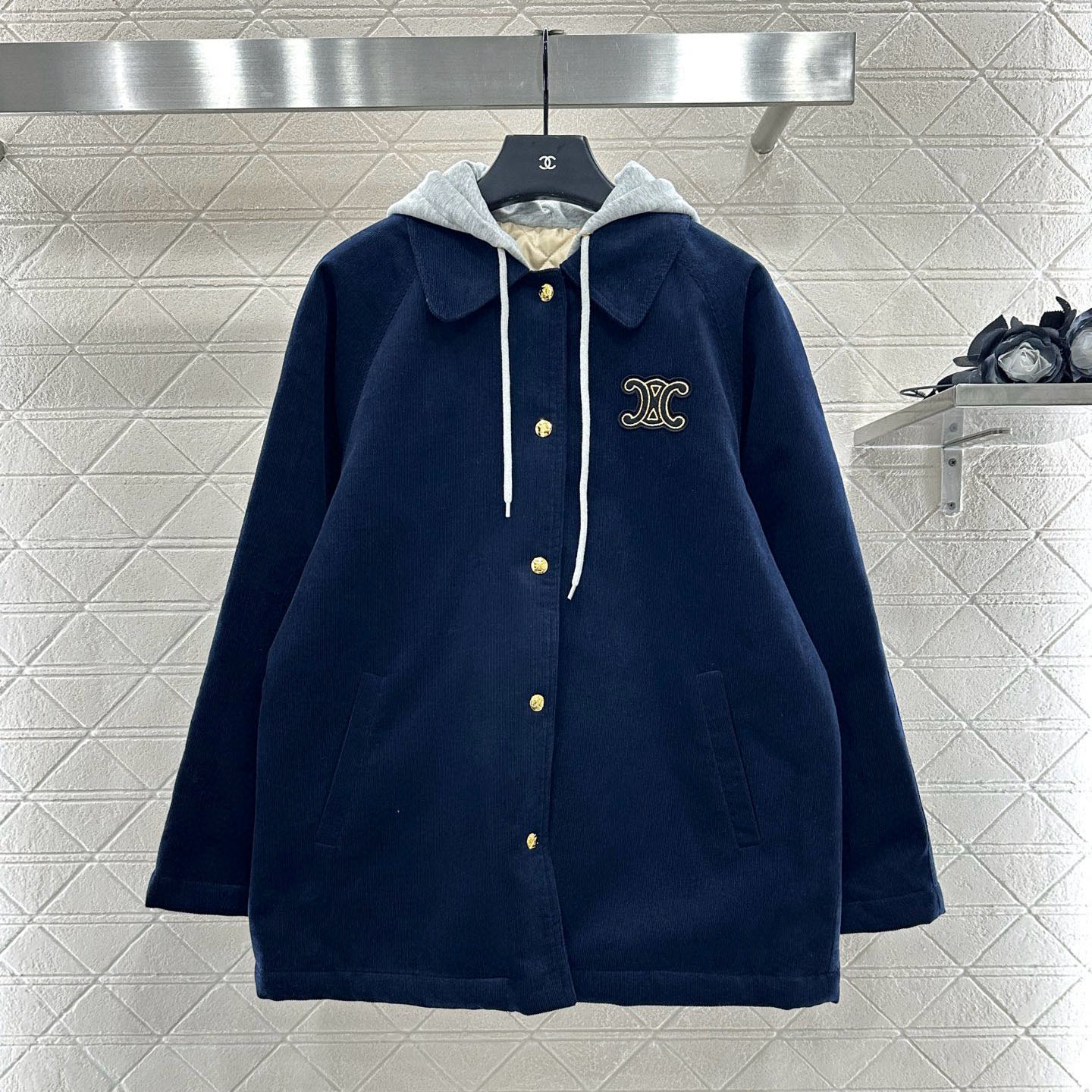 CE Hooded Drawstring Puffer Jacket AM25101204