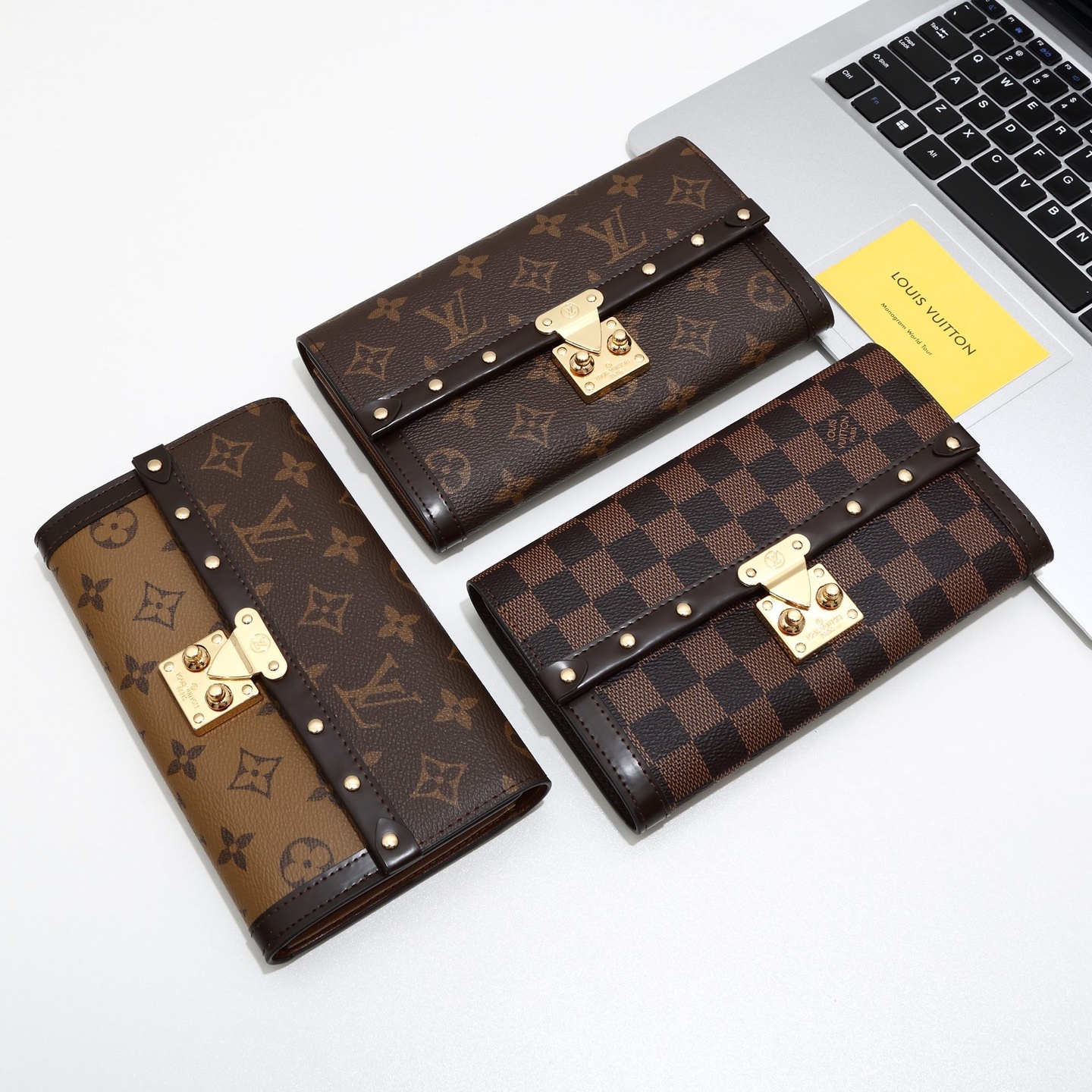 LV Monogram & Damier Cowhide Wallet  YV25101302