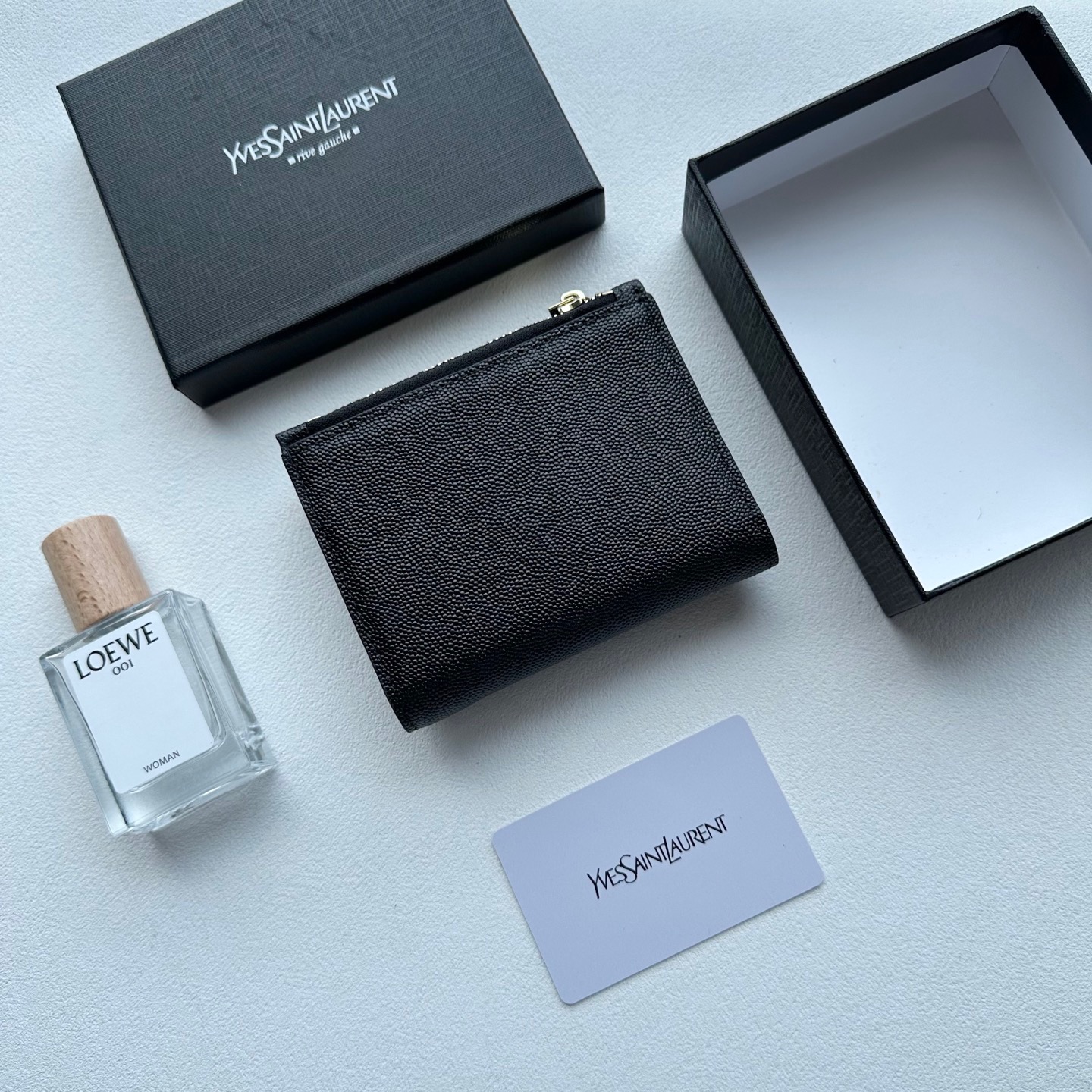 YSL Caviar Leather Mini Wallet YV25101503