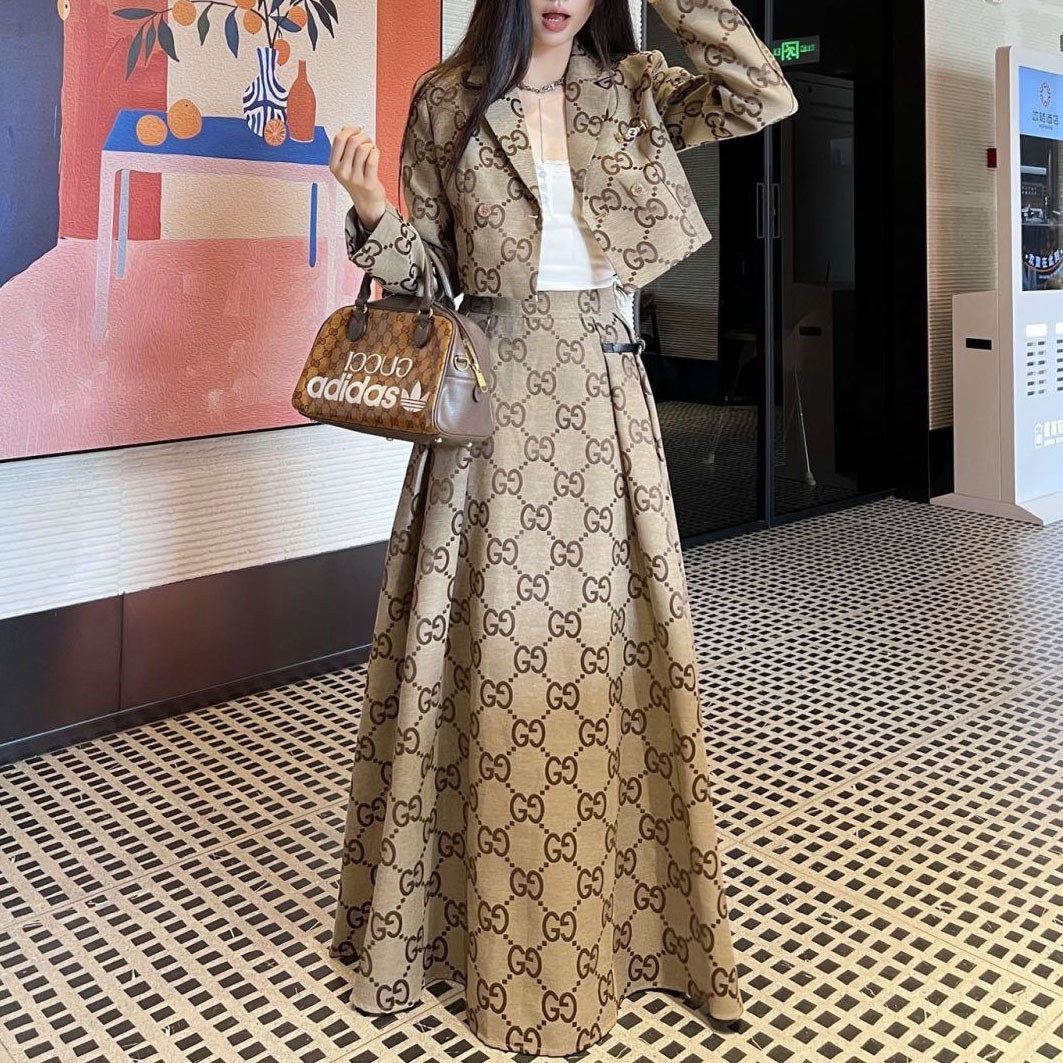 GG Jacquard High-Waisted Casual Set AM2510502