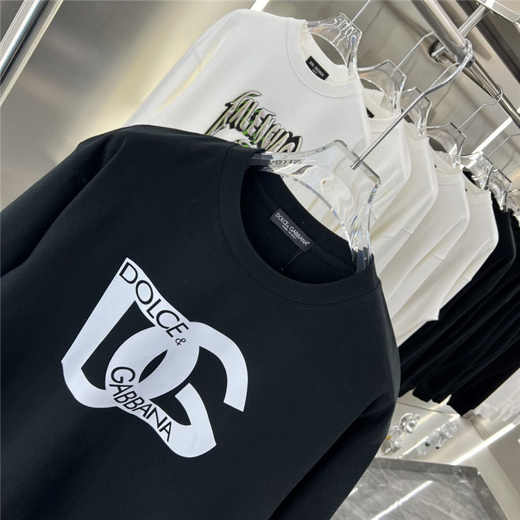 D&G Classic Minimalist Large Logo Short-Sleeve Tee AM2510508